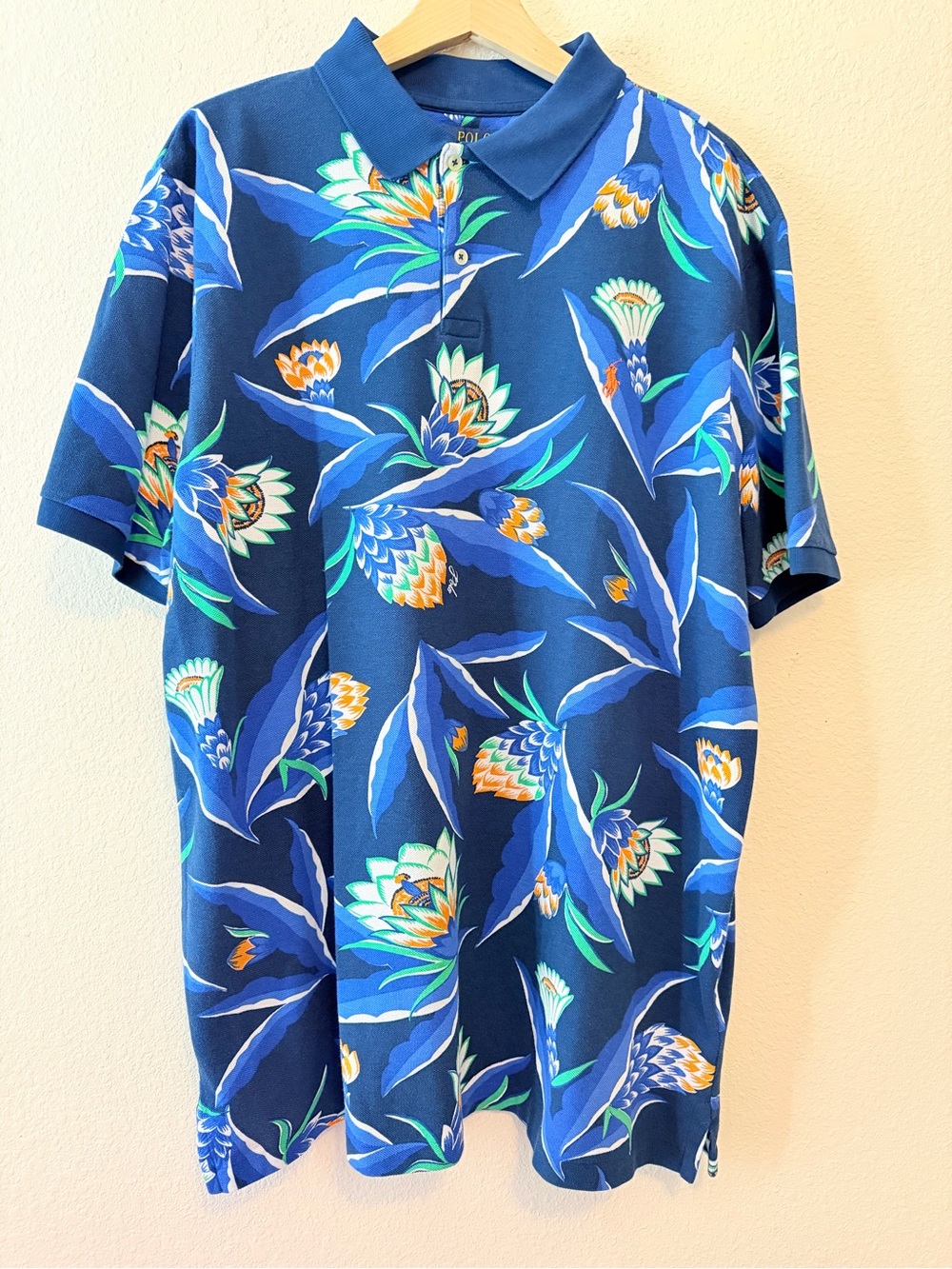 Polo Ralph Lauren Men’s Tropical Floral Print Polo Shirt